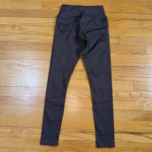 BYLT Leggings XS Chocolate Brown High Rise Ankle Length Yoga Gym Athletic Pants